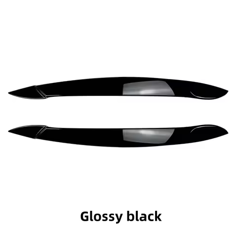 2pcs ABS Eye Headlight Eyelid Lamp Eyebrow Eyelids Cover Trim For BMW X5 E70 E70 30i 30d 35d 35i 40d