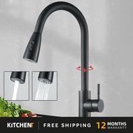 Kitchen Tap Home Kitchen Faucet Pull Out Sink Tap Single Hole Handle Swivel 360° Water Mixer Tap