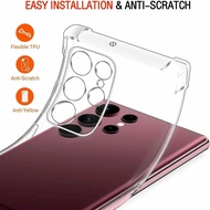 EllaStuff Bisa COD Case For Samsung S21 Ultra 5G Case Softcase AIRBAG CRACK CAMERA PROTECTION Case C