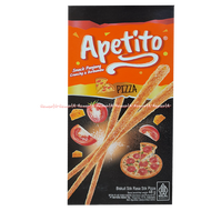 Apetito 48gr Biskuit Stik Rasa Pizza BBQ Sour Cream Snack Panjang Cemilan Biskuit Crunchy Berbumbu A