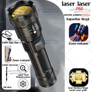 Penyinaran jarak jauh 1000m dapat bertahan selama 72 jam Senter LED Jarak Jauh Super Terang Senter l