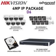Hikvision CCTV 4MP IP 16 Channel Package D6