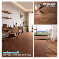 Vhome🏡  กระเบื้องยางลายไม้ แบบมีกาวในตัว กระเบื้องยาง ยางปูพื้น【36 แผ่น】5ตรม/กล่อง หนา 2.0mm ทนทาน ต