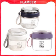 [FlameerMY] Salad Cup 650ml Yogurt Cup Cereal Cup Jars Oatmeal Storage Cup Oatmeal Container for Yog
