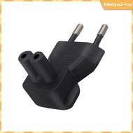 [BlesiyaedMY] EU 4.0 to IEC320 C7 Power Adapter EU 2 Pin Male Plug to Female C7 Power Adapter EU 4.0