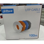 DAHUA CAT 6 UTP NETWORK CABLE 100M/ROLL SOLID COPPER (8 CORE)