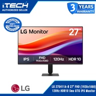 LG 27U411A-B 27" FHD (1920x1080) 120Hz HDR10 5ms GTG IPS Monitor