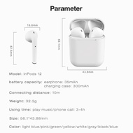 TWS i12 Wireless Earphone Bluetooth