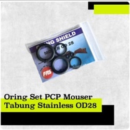 oring set mouser od 25/sil set mouser od 28/oring/sil/oringaet/sil set