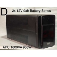UPS (REFURBISHED) SECURE 3000VA / AWP2000VA / INTEX 1500VA / APC 1400VA (NO BATTERY INCLUDED)
