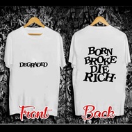 SARA T-shirt high quality unisex fashion top pure cotton DEGRADED-Print