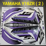 YAMAHA Y16ZR 155 ( 2 ) NEW BODY STICKER