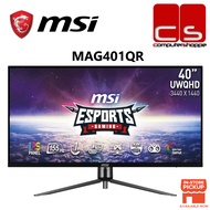 MSI MAG401QR 40'' UWQHD 155HZ 1MS VESA DisplayHDR 400 IPS Gaming Monitor