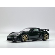 [Ready Stock Single Set] [Shipment] NOREV Porsche 718 Cayman GT4 RS, 1: 18, Dark Green, Alloy Full O