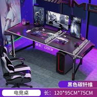 ST#🔟Professional Gaming Table Game Table and Chair Combination Set Internet Bar Large Desktop Home Desk Table Computer D