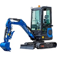 TYPHON 18 Flex 4,000 lbs Mini Crawler Excavator for Garden, Farm, Park