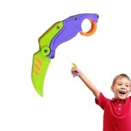 Sensory Knife Toy 3D Mini Carrot Knife Toy For Kids Gravity Toy For Home Classroom Company Office Anywhere Else Forearm Finger Strengthener Mood Enhancer agreeable