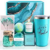 Valentines Day Gifts for Her, Relaxing Spa Gift Basket Set, Unique Birthday Gift Ideas for Women, Ch
