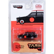 Mocho North America Limited TARMAC WORKS 1/64 Dartsan Bluebird510 Wagon Black With Surfboard