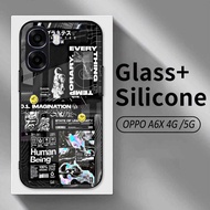 HP Softcase Glossy Glasshp For OPPO A6X - OPPO A6X 4G-5G - OPPO A6X 4G Case - OPPO A6X 5G - OPPO A6X