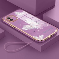 UNGU Casing HP For Samsung Galaxy A03 A03s A03 Core Case Casing Butterfly Purple Pattern Casing Casi