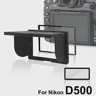 LARMOR V金屬邊框防爆鋼化玻璃相機保護貼附磁吸式遮光罩-Nikon D500專用