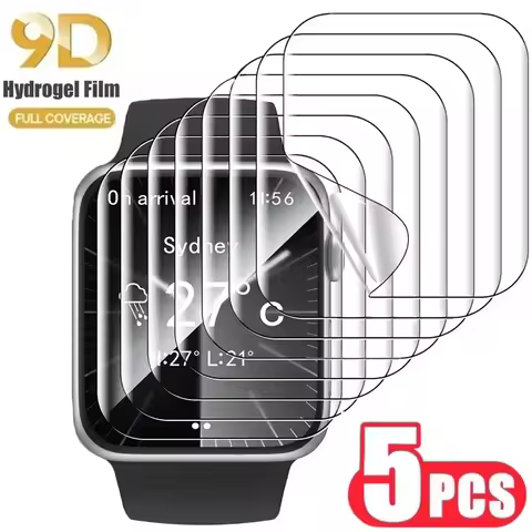 3PCS Hydrogel Film for Apple Watch 5 6 SE 3 2 1 40MM 44MM 42MM 38MM Screen Protector for Apple Watch