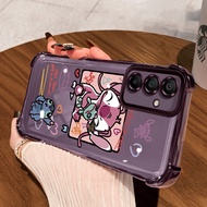 Casing HP For Samsung Galaxy A15 4G A15 5G A16 4G A16 5G A25 5G Case Casing Monster Pink HP Casing P