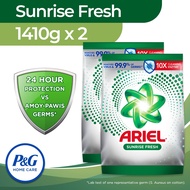 [BUNDLE] Ariel Powder Detergent Sunrise Fresh 1410g x 2 (Laundry Detergent, Laundry Powder)
