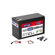 🔥24V 100Ah 120Ah Lithium Battery18650 Solar panel charging Outdoor Camping Standby Power Supp00