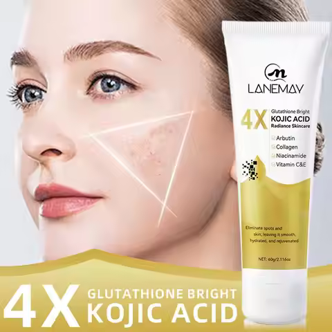 Kojic Acid Face Cream Lotion Glutathione Vitamin C Deep Hydrating Nourishing Moisturizer Evens Out S