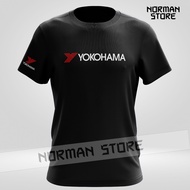 Yokohama Tyres T-Shirt Tayar Microfiber Quick Dry Baju Premium Cotton Tees Tires