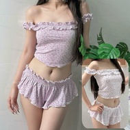 Lovely 2-piece Cotton women's pajamas Set - Women's tiny pajamas Set