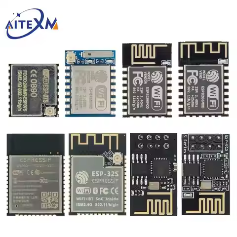 ESP8266 ESP-01 ESP-01S ESP-07 ESP-12E ESP-12F ESP-32 ESP-32S Serial WIFI Wireless Module Wireless Tr