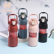 [Metaverse] Stainless Steel Thermos Flask 900ml 1300ml 1700ml Vacuum Thermal Tumbler Large Capacity Sports Water Cup
