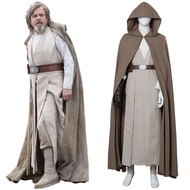Star Wars The Last Jedi Luke Skywalker Episode VIII Full Cosplay Costume Stage Performance Outfit