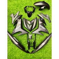 COVERSET Y15ZR V1/V2 HITAM PREMIUM STICKER TANAM HLY ORIGINAL