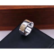 Daigou Version Takahashi goros Rose Flower Version Open Ring, Simple Versatile 925 Sterling Silver M