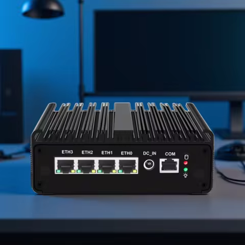 N150 Firewall Mini PC Intel N150 Firewall Upgraded Version Intel Celeron N5105 J6412 7305 Fanless Mi