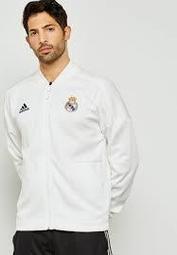 9527 Adidas Real Madrid Z N E 皇馬 皇家馬德里 歐洲盃 白 運動外套 CY6098