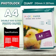 A4 Double Sided Glossy Photo Paper 120gsm / 140gsm / 160gsm / 200gsm / 220gsm / 250gsm /300gsm Paper