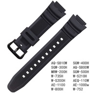 Replace Casio Strap AE-1200 SGW-400H/MRW-200H Rubber Strap 18mm Watch Accessories
