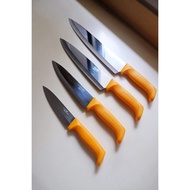 ﹊☜Authentic Japanese Stainless Steel Sekizo Cook Knife with Orange Handle