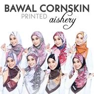 Tudung Bawal Cornskin Printed (Borong)