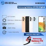 100% Original Handphone Samsung A33 5G 8+128GB / A53 5G 8+256GB  _ 1 Years Warranty By Samsung Malaysia