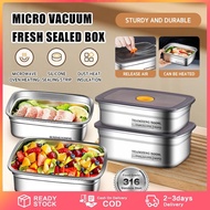PH Delivery 316 Stainless Steel Food Container Stainless Fresh Keeping Box Food