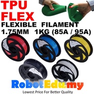 [READY STOCK] 85A 90A 95A Grade TPU Filament 1KG 1.75mm Soft Flexible FLEX Elastic Rubber Plastic FD