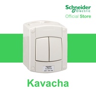 Schneider Electric Kavacha- 10A 2 Gang 2 Way Switch (CSW110/2 GY)