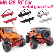 KOShobby Aluminum Front & Rear Metal Bumper Set with Tow Hook & Winch Mount for MN Model 1/12 MN128 