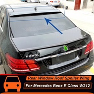 For Mercedes Benz E Class W212 E180 E200 E260 E300 E320 Sedan 4 Door Rear Window Roof Car Spoiler Wi